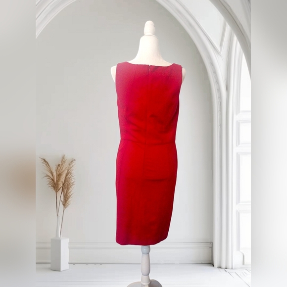 Ann Taylor Red Sleeveless Dress Size 10 - Picture 3 of 6